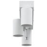 Projecteur de plafond 3 voies ajustable blanc E27 