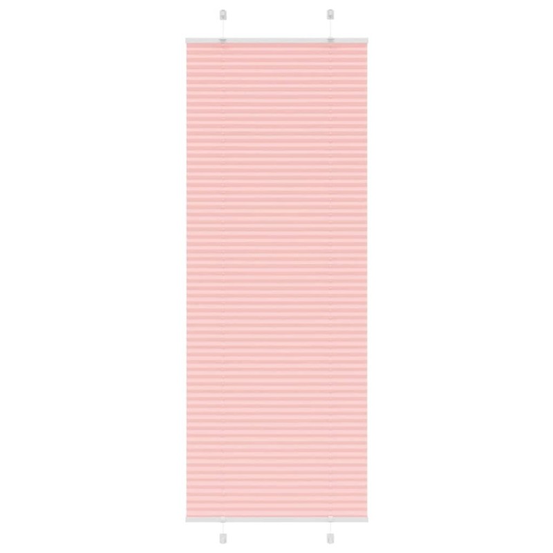 Store plissé rose 70x200 cm largeur du tissu 69,4 cm polyester 