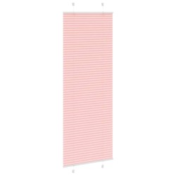 Store plissé rose 70x200 cm largeur du tissu 69,4 cm polyester 