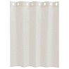 Rideaux avec des rideaux 2 pcs Crème 140 x 140 cm Polyester 