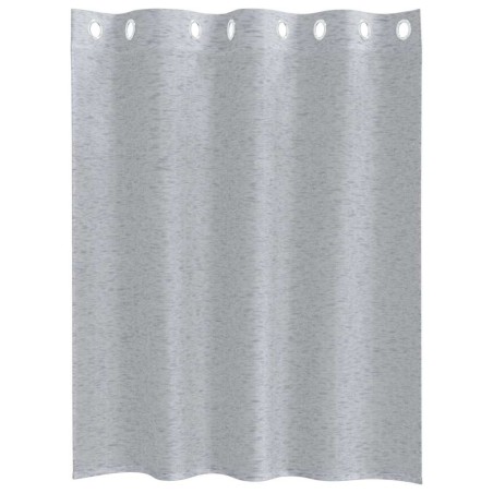 Rideaux 2 pcs Gris foncé 140 x 140 cm Polyester 