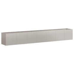 Jardinière rouillé 360x80x40 cm acier inoxydable 
