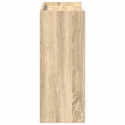 Étagère à chaussures chêne sonoma 60x25x62 cm bois d'ingénierie 