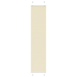 Store plissé crème 40x200 cm largeur du tissu 39,4 cm polyester 
