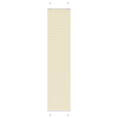 Store plissé crème 40x200 cm largeur du tissu 39,4 cm polyester 