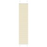 Store plissé crème 40x200 cm largeur du tissu 39,4 cm polyester 
