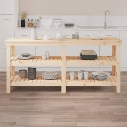 Banc de travail 181x50x80 cm Bois de pin massif 