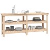 Banc de travail 181x50x80 cm Bois de pin massif 