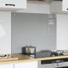 Meuble de cuisine Gris clair 80x60x0,6 cm en verre trempé 