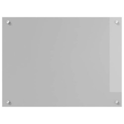 Meuble de cuisine Gris clair 80x60x0,6 cm en verre trempé 