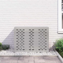 Housse de climatiseur 110x50x80 cm Acier inoxydable 