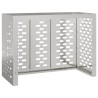 Housse de climatiseur 110x50x80 cm Acier inoxydable 