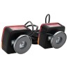 Feux de remorque 2pcs Rouge 10,5x7,5x10cm 12V ampoule classique 