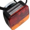 Feux de remorque 2pcs Rouge 10,5x7,5x10cm 12V ampoule classique 