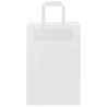 Sacs en papier 250 pcs avec poignées blanc 21x11x31 cm 