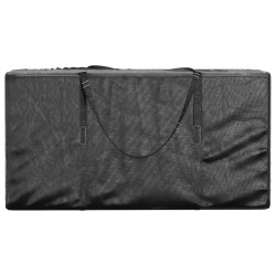 Sac de rangement pour sapin de Noël noir 150x75x75 cm PE 