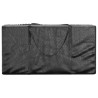 Sac de rangement pour sapin de Noël noir 150x75x75 cm PE 