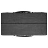 Sac de rangement pour sapin de Noël noir 150x75x75 cm PE 