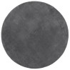 Tapis HUARTE à poils courts doux et lavable anthracite Ø 100 cm 