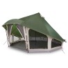 Tente familiale Tipi verte pour 10 personnes, imperméable 