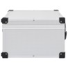 Étui de CD pour 60 CD Aluminium ABS Argenté 
