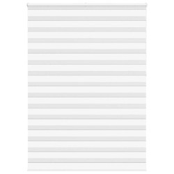 Store zèbre blanc 160x230 cm largeur du tissu 155,9cm polyester 