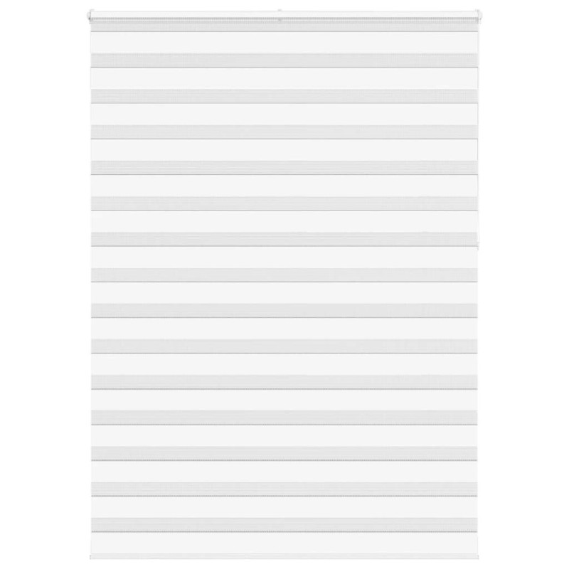 Store zèbre blanc 160x230 cm largeur du tissu 155,9cm polyester 