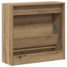 Meuble à chaussures Chêne artisan 60x21x57 cm Bois d'ingénierie 