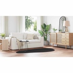 Tapis Noir 100 x 200 cm Polyester 