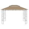 Belvédère 4x3x2,7 m Taupe 160 g/m² 