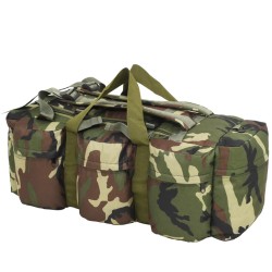 Sac de sport en style militaire 3-en-1 45 L Camouflage 
