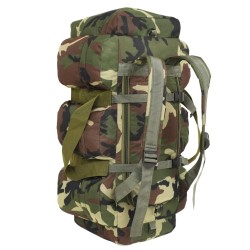 Sac de sport en style militaire 3-en-1 45 L Camouflage 