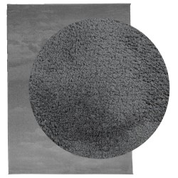 Tapis OVIEDO à poils courts anthracite 240x340 cm 
