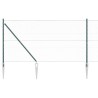 Ensemble de Clôture 2 unités Vert Acier 25 x 1,2 m Durable 