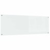 Bordure de cuisine transparente 120x40x0,6 cm en verre trempé 