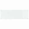 Bordure de cuisine transparente 120x40x0,6 cm en verre trempé 