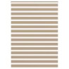 Store zèbre marron sable largeur du tissu 155,9cm polyester 