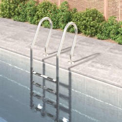 Échelle de piscine 54x38x184,5 cm acier inoxydable 304 