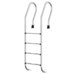 Échelle de piscine 54x38x184,5 cm acier inoxydable 304 