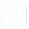 Postes de clôture 22 pcs U-Channel 100 cm Acier galvanisé 