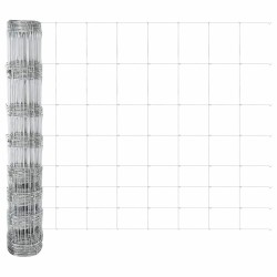 Postes de clôture 22 pcs U-Channel 100 cm Acier galvanisé 