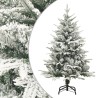 Sapin de Noël artificiel à flocons de neige Vert 120 cm PVC/PE 