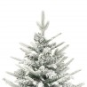 Sapin de Noël artificiel à flocons de neige Vert 120 cm PVC/PE 