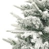 Sapin de Noël artificiel à flocons de neige Vert 120 cm PVC/PE 