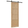 Porte coulissante avec kit de quincaillerie 'ORKDAL'en pin massif 