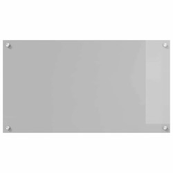 Éclairage de dosseret de cuisine Gris clair 90x50x0,6 cm Verre trempé 