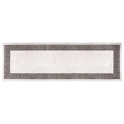 Tapis lavable antidérapant 80x300 cm Beige clair 