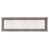 Tapis lavable antidérapant 80x300 cm Beige clair 