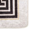 Tapis lavable antidérapant 80x300 cm Beige clair 