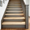 Marches d'escalier 4 pcs non traité 90x30x2cm bois chêne massif 